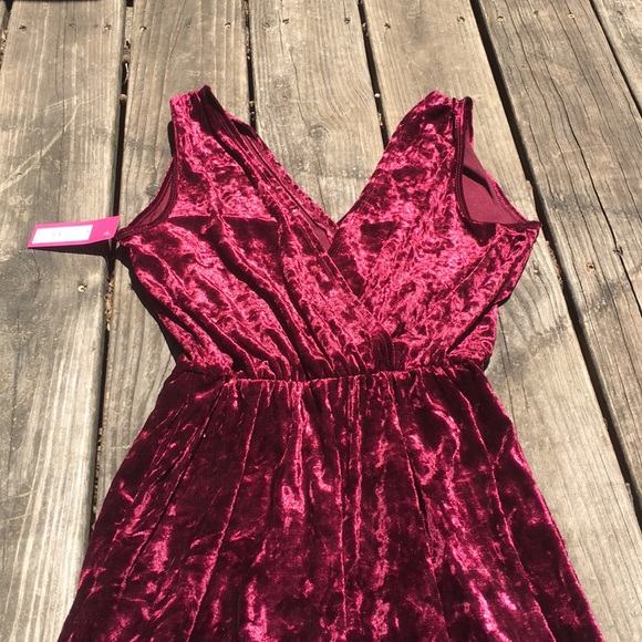 Xhilaration Velvet Jumpsuit - Picture 11 of 11